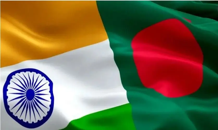 Flags of Bangladesh-India